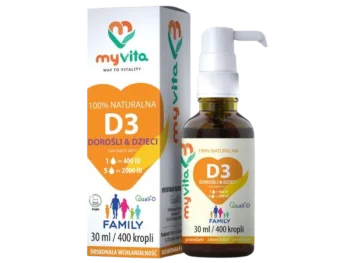 Zdjęcie produktu Silver MyVita Witamina D3, krople, 10 µg