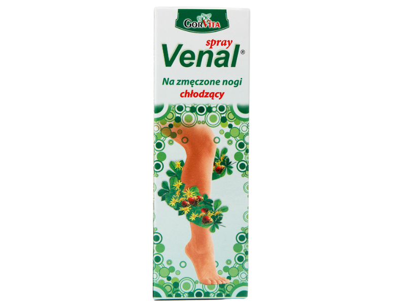 Zdjęcie przedstawia kosmetyk Venal Spray, spray.