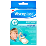Viscoplast Opti-Plast do delikatnej i wrażliwej skóry plastry okulistyczne, 80 mm x 57 mm, plaster