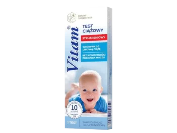 Zdjęcie produktu Vitam test ciążowy strumieniowy, test diagnostyczny
