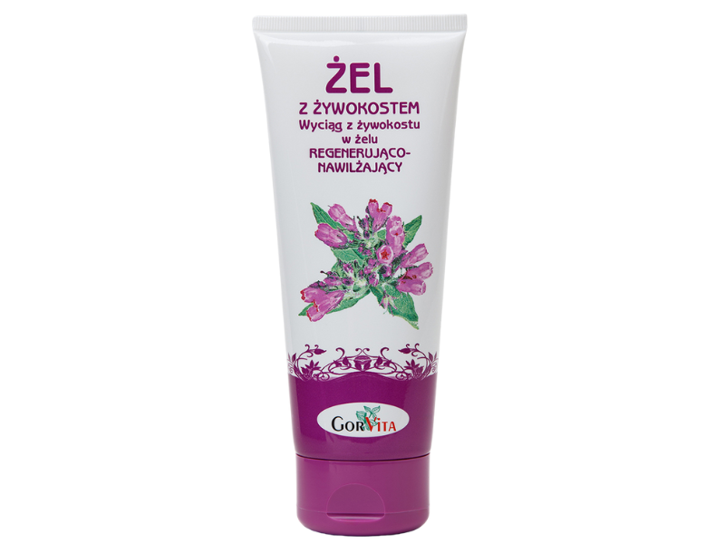 Zdjęcie przedstawia kosmetyk Żel z Żywokostem, żel.
