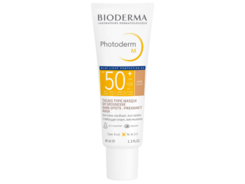 Zdjęcie przedstawia dermokosmetyk BIODERMA Photoderm M SPF50+, krem-żel.
