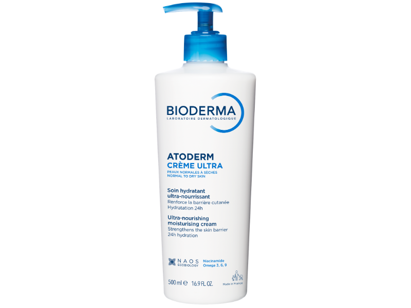 Zdjęcie przedstawia dermokosmetyk Bioderma Atoderm Creme Ultra, krem.