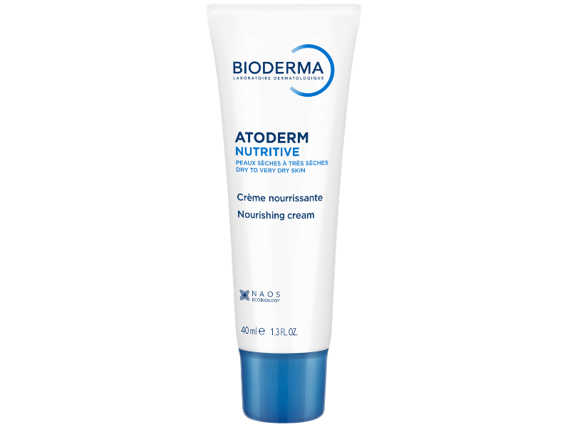 Zdjęcie przedstawia dermokosmetyk Bioderma Atoderm Nutritive odżywczy krem łagodzący dla suchej skóry.
