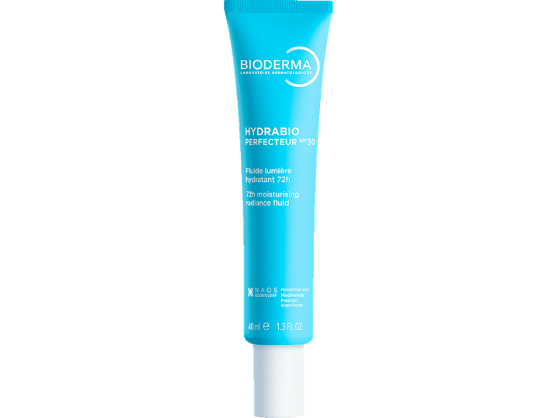 Zdjęcie przedstawia dermokosmetyk Bioderma Hydrabio Perfecteur SPF30, krem.