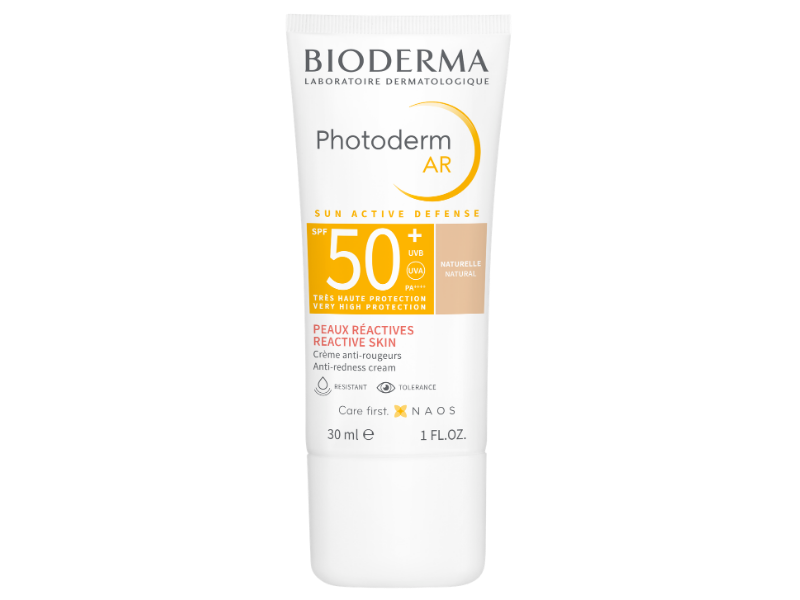 Zdjęcie przedstawia dermokosmetyk Bioderma Photoderm AR SPF50+, krem.