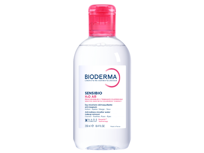 Zdjęcie przedstawia dermokosmetyk Bioderma Sensibio H2O AR, płyn.
