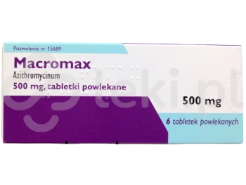 Zdjęcie produktu Macromax, tabletki powlekane, 500 mg