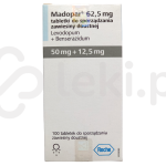 Madopar, tabletki do sporządzania zawiesiny doustnej, 50 mg + 12,5 mg