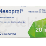 Mesopral, kapsułki dojelitowe twarde, 20 mg
