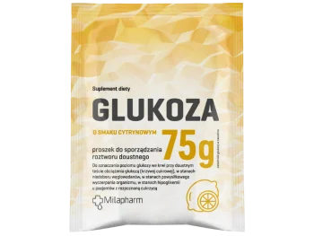 Zdjęcie produktu Milapharm Glukoza, smak cytrynowy, proszek