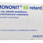 Mononit 60 retard, tabletki powlekane o przedłużonym uwalnianiu, 60 mg