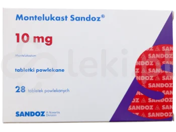 Zdjęcie produktu Montelukast Sandoz, tabletki powlekane, 10 mg