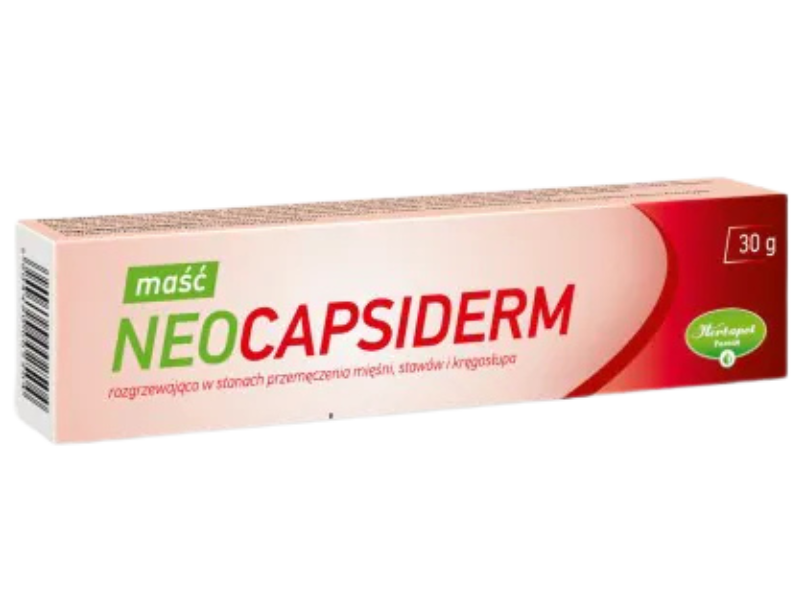 Zdjęcie przedstawia kosmetyk NeoCapsiderm, maść.