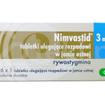 Nimvastid, tabletki ulegające rozpadowi w jamie ustnej, 3 mg