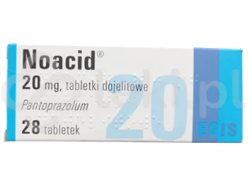 Zdjęcie produktu Noacid, tabletki dojelitowe, 20 mg