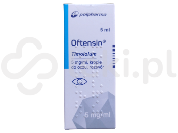 Oftensin, krople do oczu, roztwór, 5 mg/ml