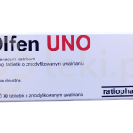 Olfen Uno, tabletki o zmodyfikowanym uwalnianiu, 150 mg