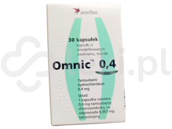 Omnic, kapsułki o zmodyfikowanym uwalnianiu, 0,4 mg