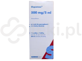 Zdjęcie produktu Ospamox, proszek do sporządzania zawiesiny doustnej, 500 mg/5 ml