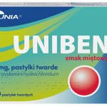 Uniben smak miętowy, pastylki twarde, 3 mg