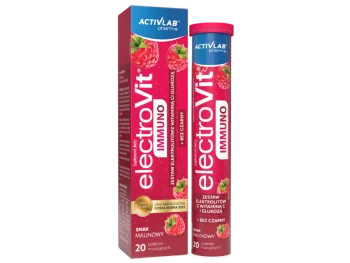 Zdjęcie produktu ACTIVLAB Electrovit Immuno malina, tabletki musujące