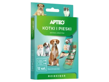 Zdjęcie produktu APTEO CARE Plastry dla dzieci kotki i pieski, plaster