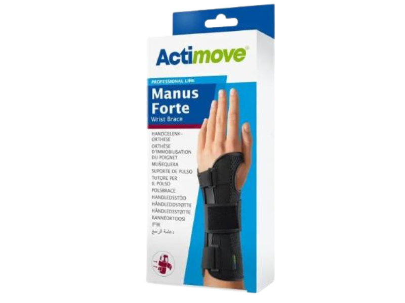Zdjęcie przedstawia wyrób medyczny Actimove Professional Line Orteza nadgarstka, sprzęt medyczny.