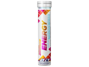 Zdjęcie przedstawia suplement diety AllNutrition Energy, tabletki musujące.