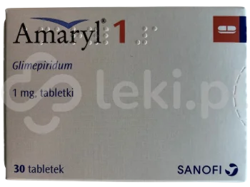 Zdjęcie produktu Amaryl 1, tabletki, 1 mg