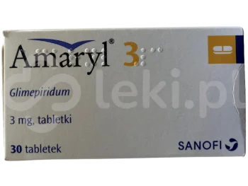 Zdjęcie produktu Amaryl 3, tabletki, 3 mg