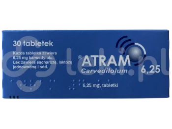 Zdjęcie produktu Atram 6,25, tabletki, 6,25 mg