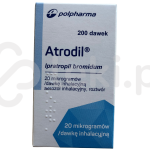 Atrodil, aerozol inhalacyjny, roztwór, 20 µg