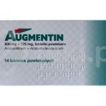 Augmentin, tabletki powlekane, 500 mg + 125 mg