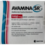 Avamina SR, tabletki o przedłużonym uwalnianiu, 1000 mg