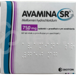 Avamina SR, tabletki o przedłużonym uwalnianiu, 750 mg