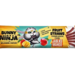 BUNNY NINJA Fruit Straws Przekąska owocowa o smaku jabłko-mango, żelki