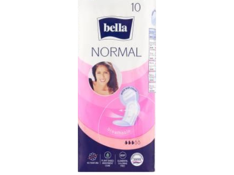 Zdjęcie przedstawia wyrób medyczny Bella Normal Podpaski higieniczne.