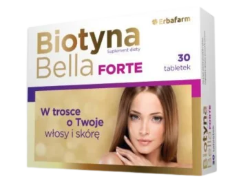 Zdjęcie produktu Biotyna Bella Forte, tabletki, 10 000 µg