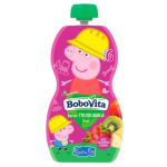 BoboVita Świnka Peppa mus banan truskawka kiwi po 6 miesiącu
