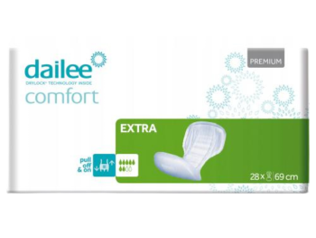 Zdjęcie przedstawia wyrób medyczny DAILEE Comfort Premium Extra, środki chłonne.