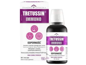 Zdjęcie produktu DOMOWA APTECZKA Tretussin Immuno o smaku czarnej porzeczki, płyn