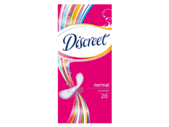 Zdjęcie przedstawia wyrób medyczny Discreet Normal 0% Perfume, środki chłonne.