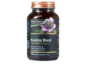 Zdjęcie przedstawia suplement diety Doctor Life Kudzu Root, kapsułki, 500 mg.