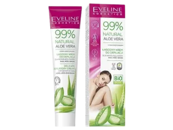 Zdjęcie produktu EVELINE 99% Natural Aloe Vera Łagodny krem do depilacji