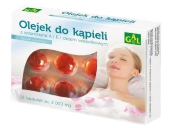 Zdjęcie produktu GAL Olej do kąpieli z witaminami A i E i olejem wiesiołkowym, kapsułki