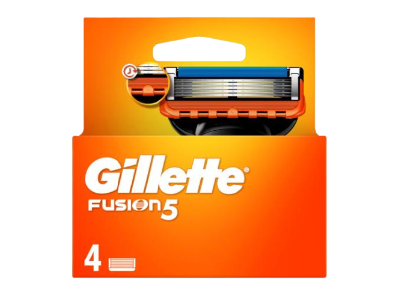 Zdjęcie przedstawia kosmetyk Gillette Fusion5 Ostrza wymienne do maszynki do golenia dla mężczyzn.