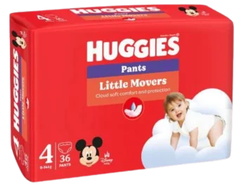 Zdjęcie produktu HUGGIES Little Movers Pants, pieluchomajtki