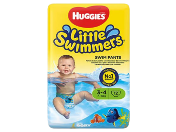 Zdjęcie przedstawia wyrób medyczny HUGGIES Little Swimmers, 7-15 kg, pieluchy.