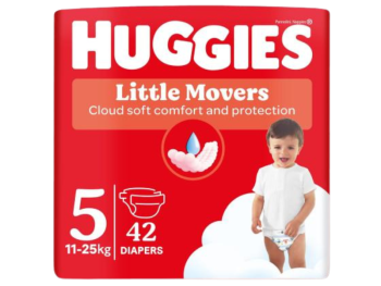 Zdjęcie przedstawia HUGGIES Pieluchy Ultra Comfort Jumbo Pack 5 (11-25kg).
